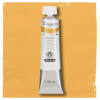 SCHMINCKE aqua-LINOPRINT 120ml Yellow Ochre