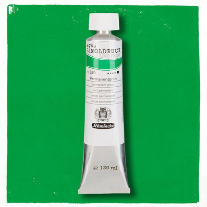 SCHMINCKE aqua-LINOPRINT 120ml Permanent Green