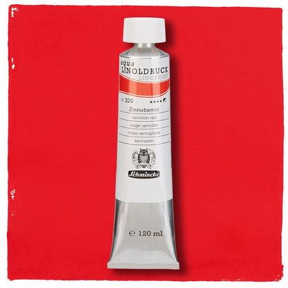 SCHMINCKE aqua-LINOPRINT 120ml Vermilion Red