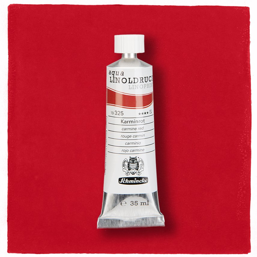 SCHMINCKE aqua-LINOPRINT 35ml CARMINE RED