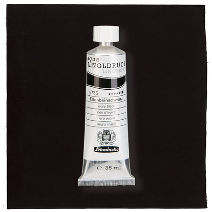 SCHMINCKE aqua-LINOPRINT 35ml IVORY BLACK