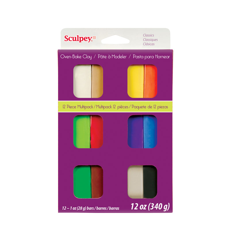 SCULPEY III Multipack 12 x 1oz - CLASSICS