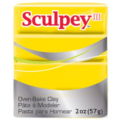 SCULPEY III Polymer Clay 57gm Yellow