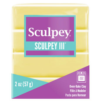 SCULPEY III Polymer Clay 57gm LEMONADE