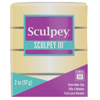 SCULPEY III Polymer Clay 57gm JEWELRY GOLD