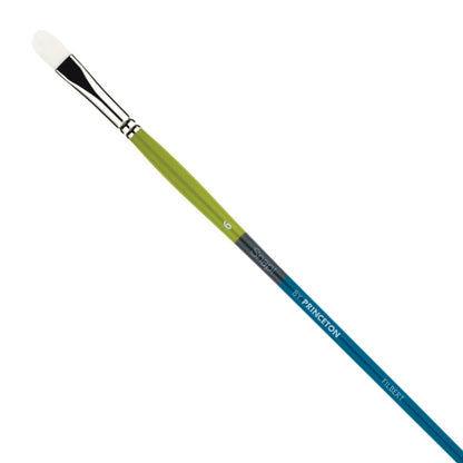 SNAP Brush 9800 Long Handle White Taklon Filbert