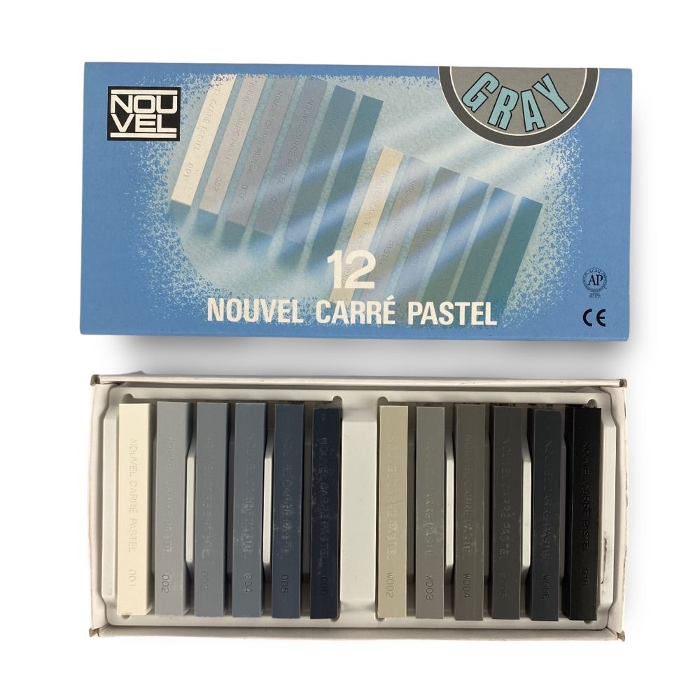 Sakura Carre Pastel 12 Colours Gray Tone