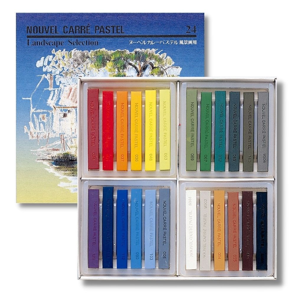 Sakura Carre Pastel 24 Colours Landscape