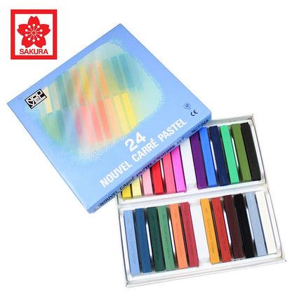 Sakura Carre Pastel 24 Colours Set A