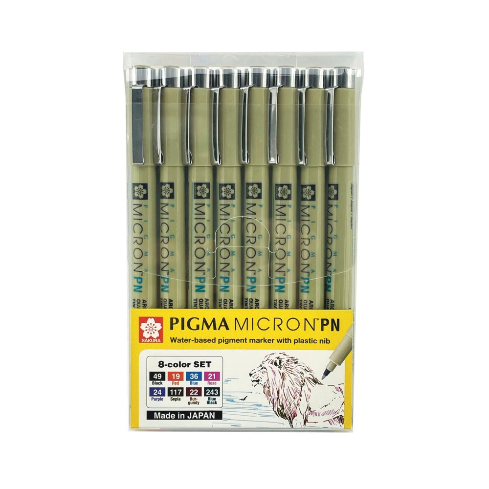 Sakura Pigma Micron 8-colour set