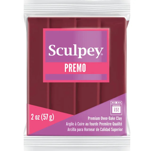 Sculpey PREMO Polymer Clay 57gm Alizarin Crimson