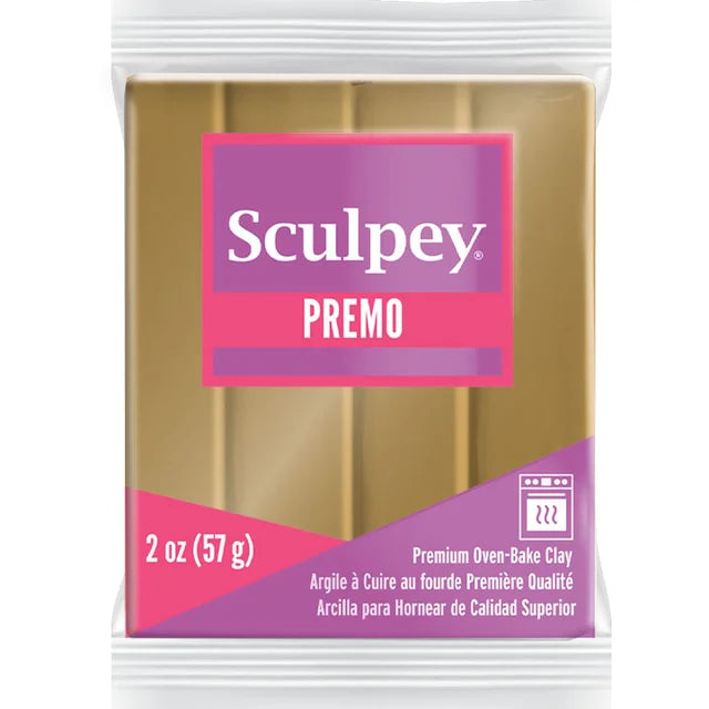 Sculpey PREMO Polymer Clay 57gm Antique Gold