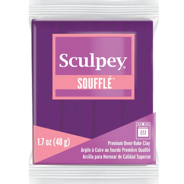 Sculpey SOUFFLE Polymer Clay 48gm Grape