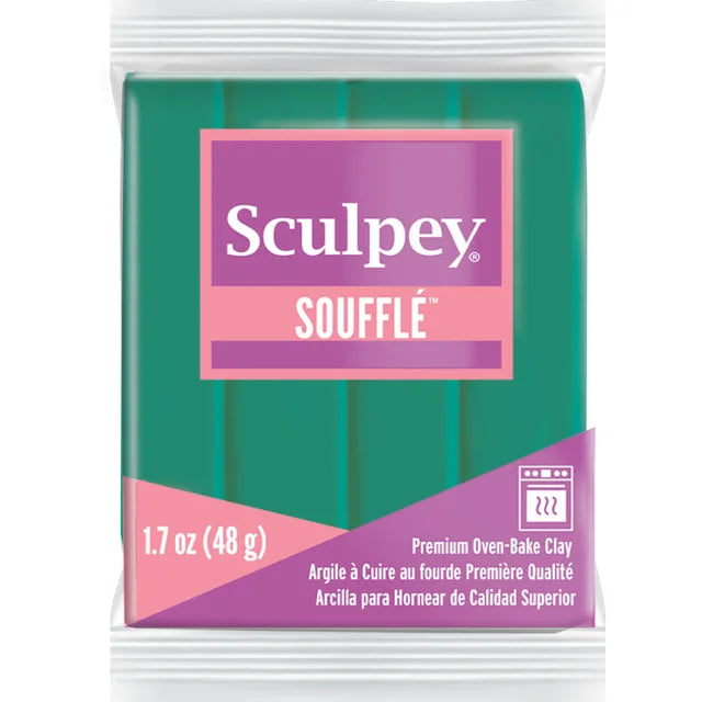 Sculpey SOUFFLE Polymer Clay 48gm Jade