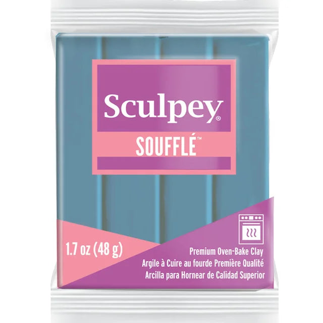 Sculpey SOUFFLE Polymer Clay 48gm Bluestone