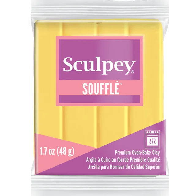 Sculpey SOUFFLE Polymer Clay 48gm Canary