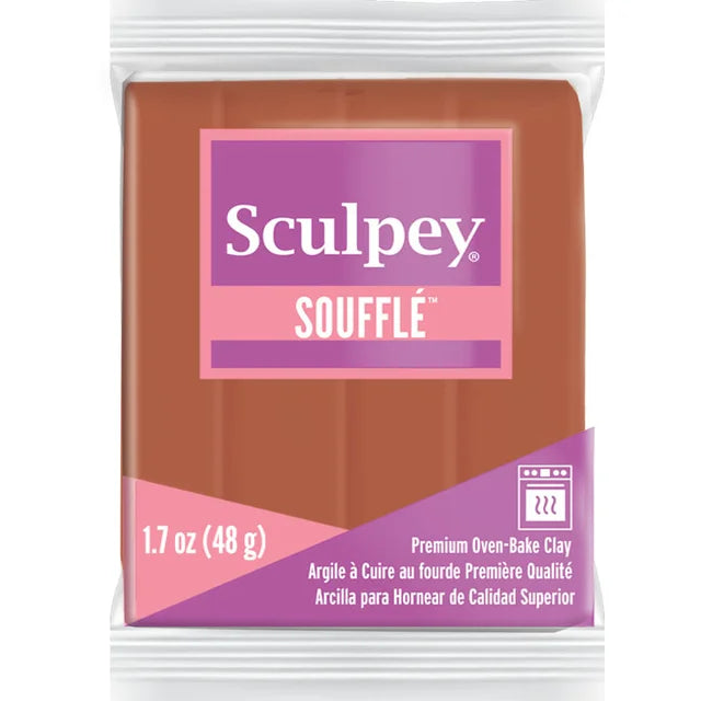 Sculpey SOUFFLE Polymer Clay 48gm Cinnamon