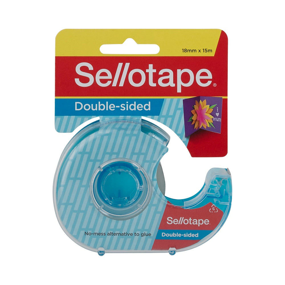 Sellotape Double Sided Tape 18mm x 15m - Sellotape