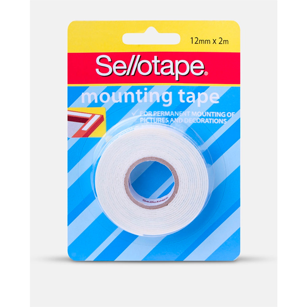 Sellotape Mounting Tape 12mm x 2m - Sellotape