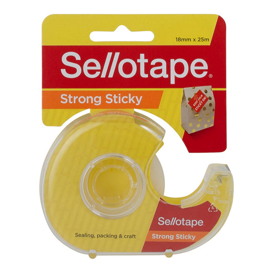 Sellotape Sticky Tape 18mm x 25m - Sellotape