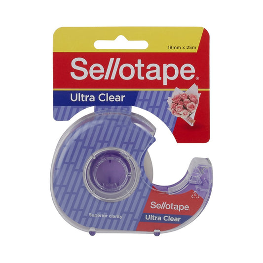 Sellotape Ultra Clear Tape 18mm x 25m - Sellotape