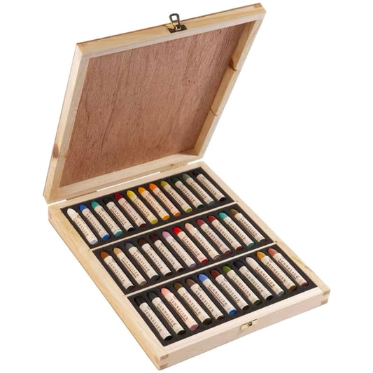 Sennelier Oil Pastels Set of 36 - wooden box