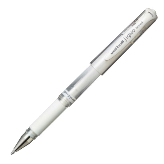 Signo Gel Ink Pen - 1.0mm Broad - White - Uni-ball