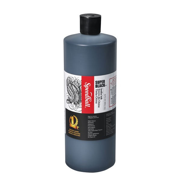 Speedball Indian Ink Black 16oz