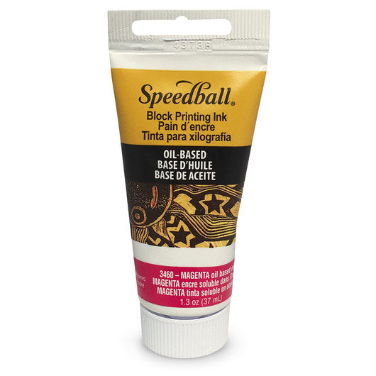 Speedball Oil-based Block Ink 37ml Magenta