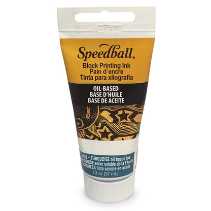 Speedball Oil-based Block Ink 37ml Turquoise