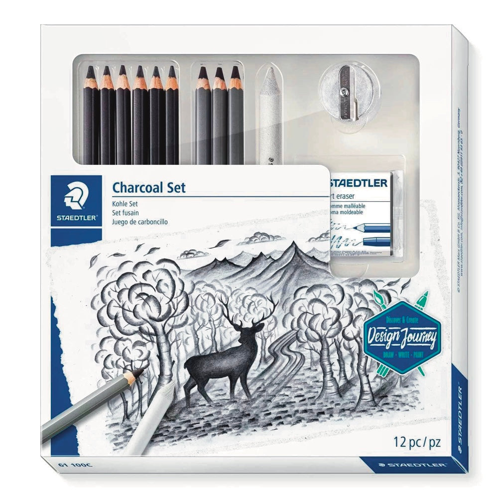 Staedtler Mixed Charcoal Set 12pc