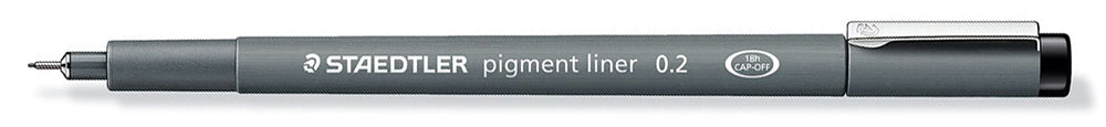 Staedtler Pigment Liner 0.2mm BLACK