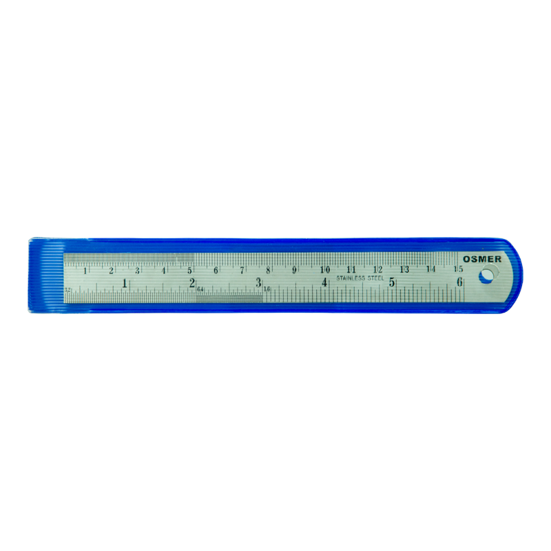 Stainless Steel Ruler dual 15cm