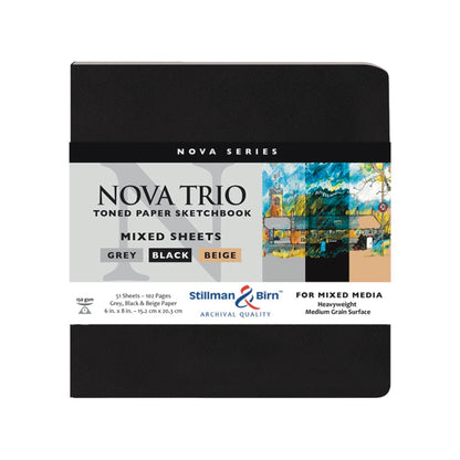 Stillman and Birn NOVA Trio Sketchbook Softcover Square