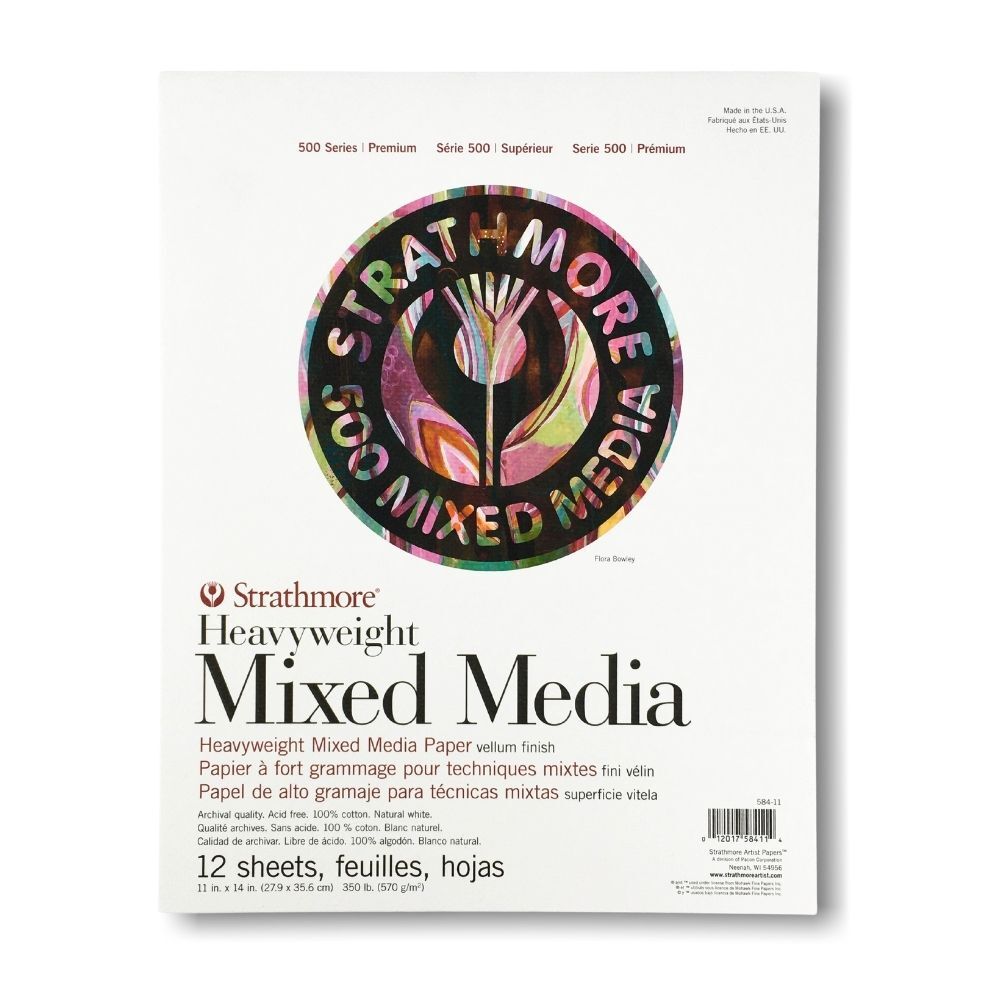 Strathmore 500 Mixed Media Pad 570gsm 11x14 inch