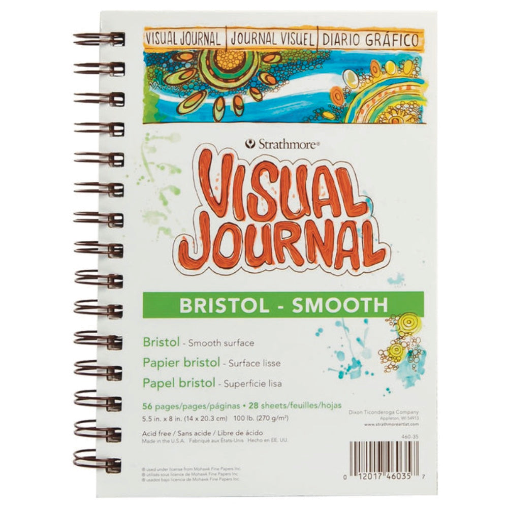 Strathmore Visual Journal Bristol Smooth 270gsm 5.5x8 inch - Strathmore