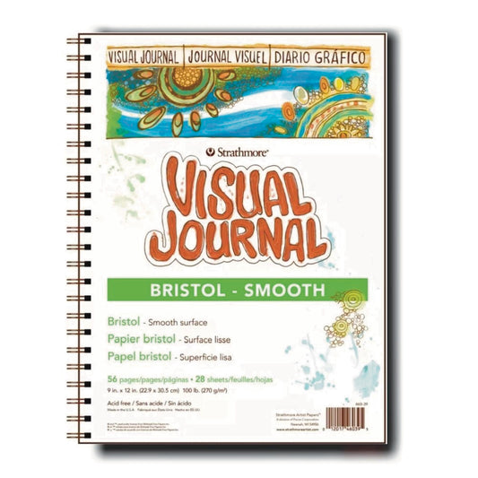 Strathmore Visual Journal Bristol Smooth 270gsm 9x12 inch - Strathmore