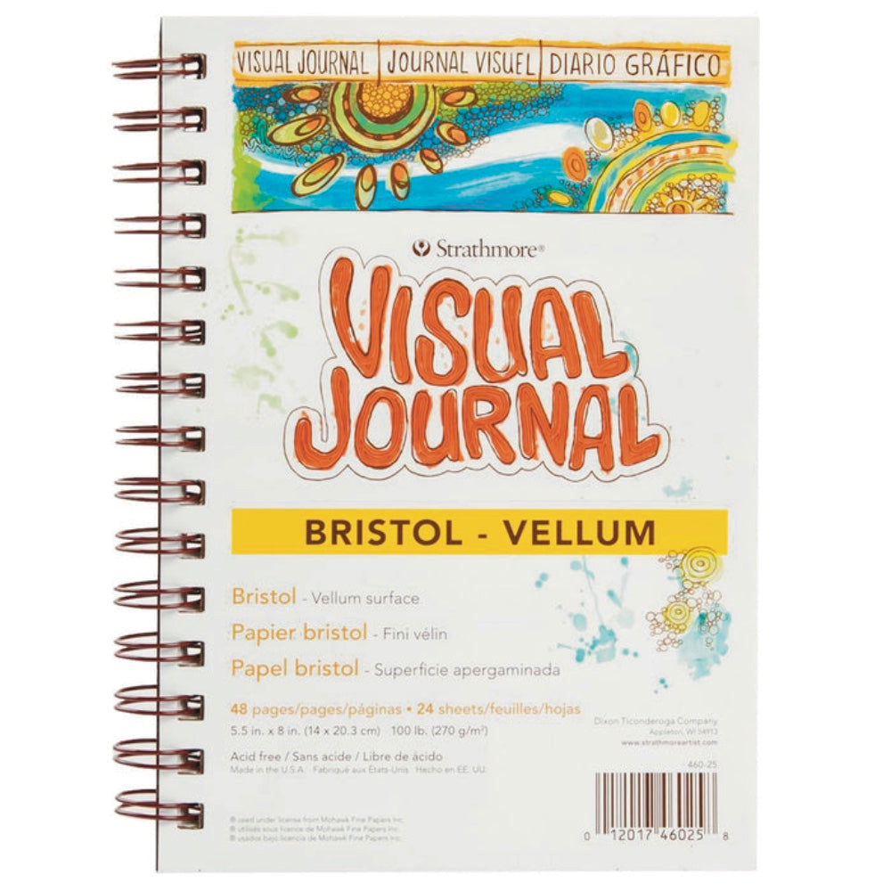 Strathmore Visual Journal Bristol Vellum 270gsm 5.5x8 inch - Strathmore