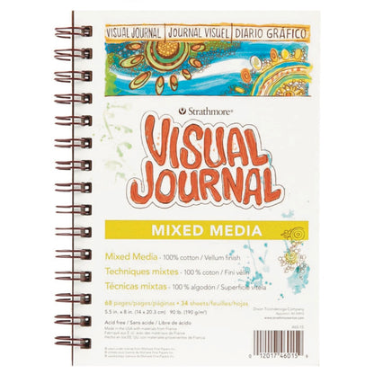 Strathmore Visual Journal Mixed Media 190gsm 5.5x8inch - Strathmore