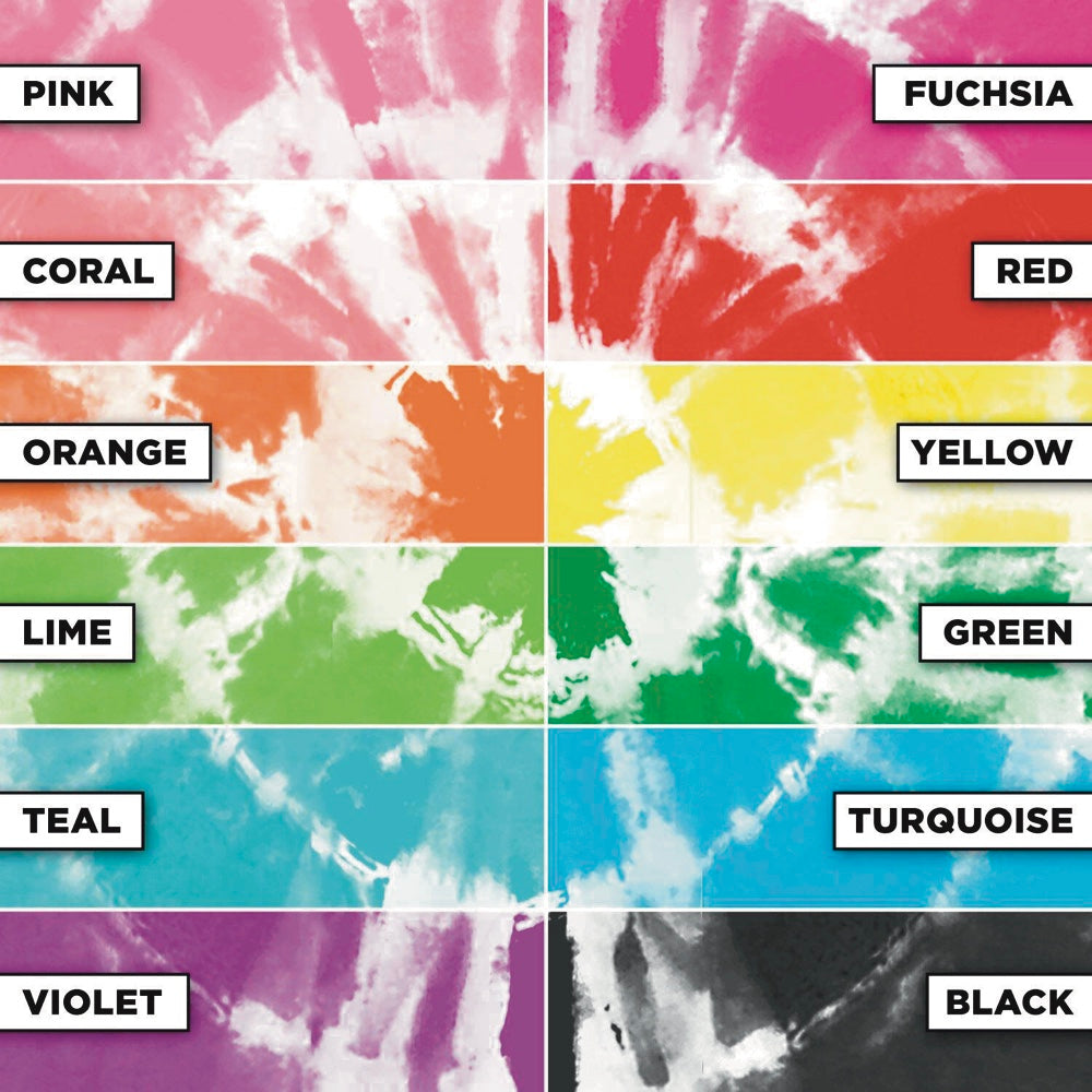 TULIP One Step Mini Tie-Dye Kit 12 Carnival Colours