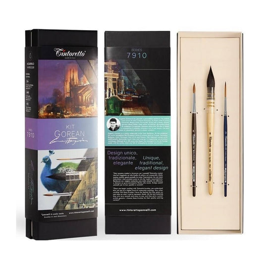 Tintoretto Watercolour Brush Set of 3 - Gorean