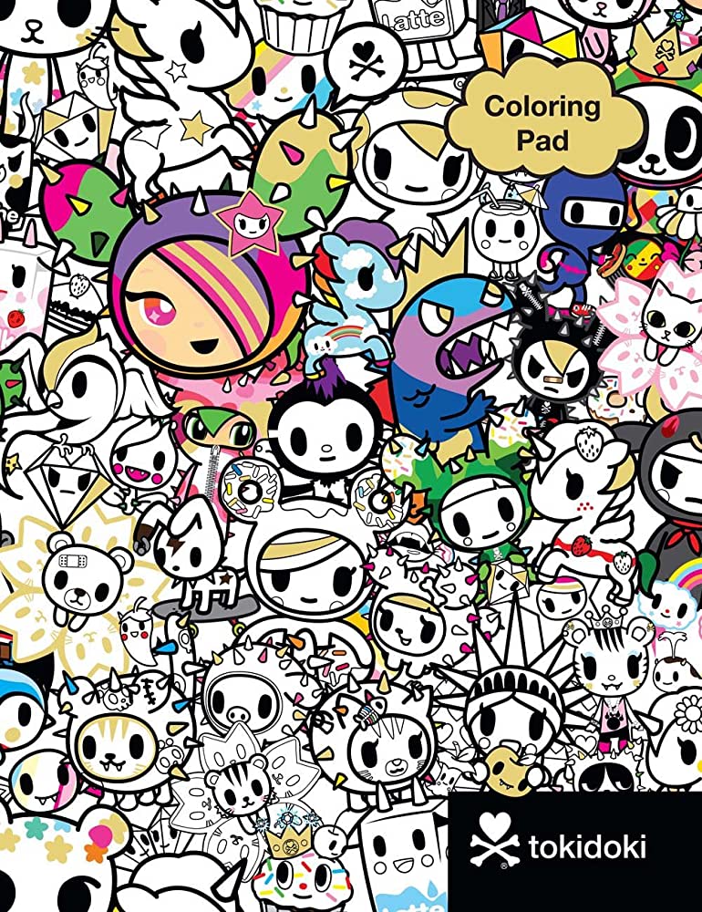 Tokidoki Colouring Pad