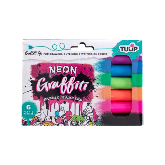 Tulip Fabric Markers Graffiti - Neon