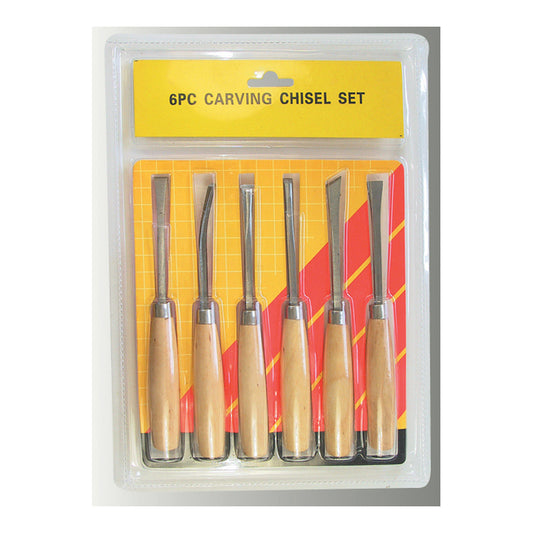 U-Art Wood Carving Set 6pce