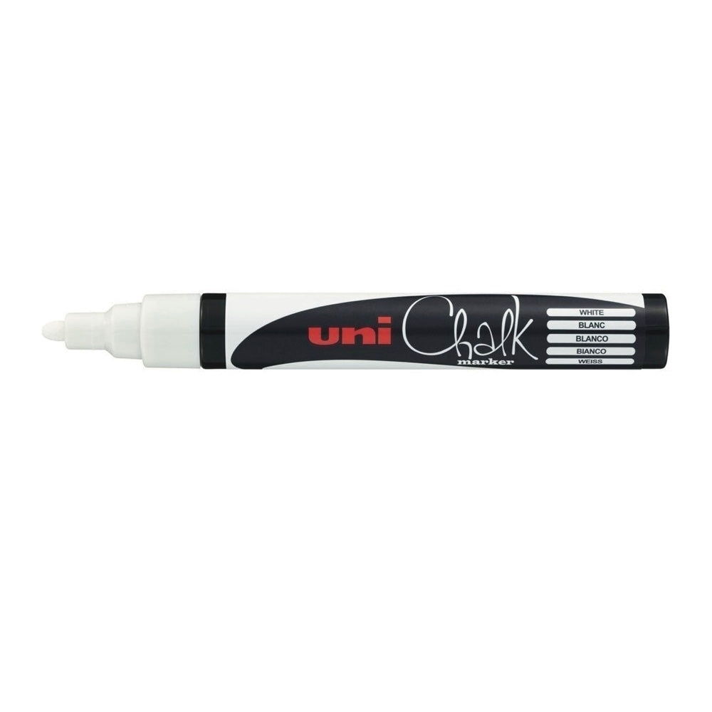 UNI CHALK MARKER Bullet 1.8 to 2.5mm White