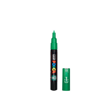 UNI POSCA 1M EXTRA FINE POLYTIP 0.7mm GREEN