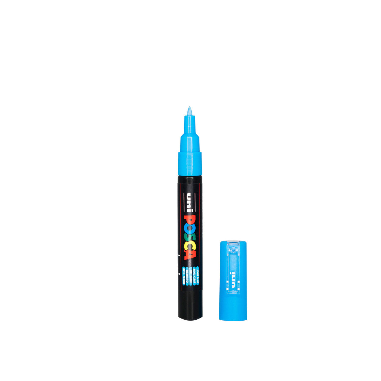 UNI POSCA 1M EXTRA FINE POLYTIP 0.7mm Light Blue