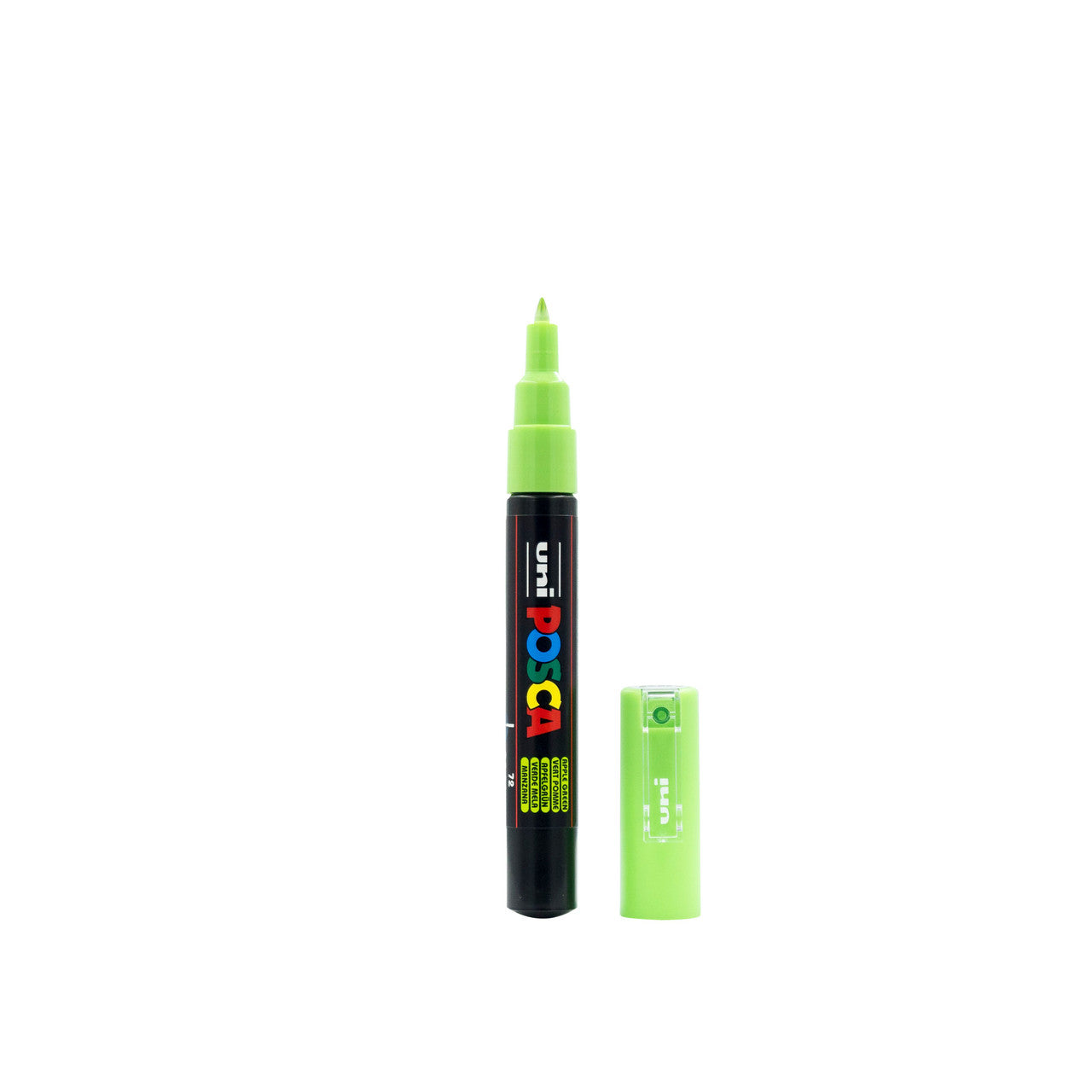 UNI POSCA 1M EXTRA FINE POLYTIP 0.7mm APPLE GREEN