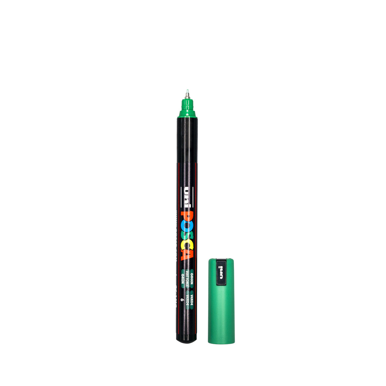 UNI POSCA 1MR ULTRA FINE 0.7mm GREEN