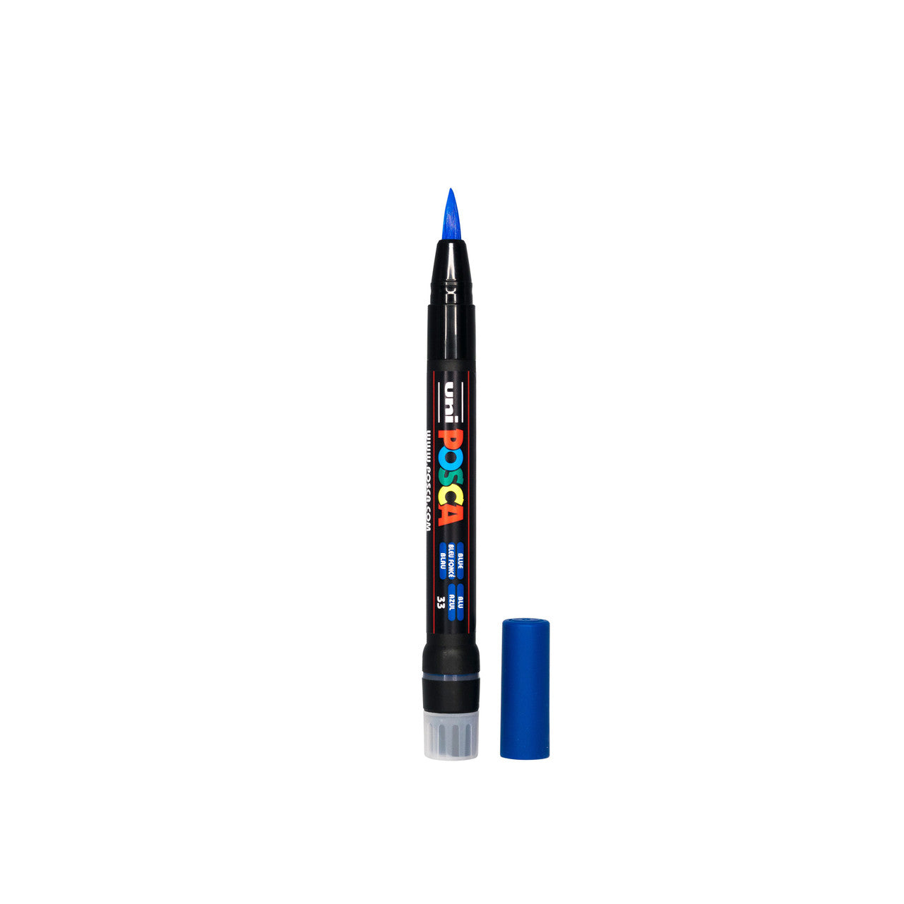 UNI POSCA 350 BRUSH TIP Free-Size BLUE